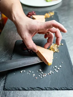 restaurant a domicile sauce verte