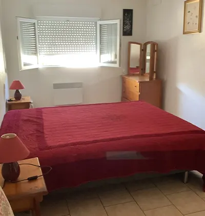 Chambre de la villa au Grau d'Agde